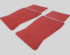Oer Red 4 Piece Rubber Floor Mat Set For 1973-1981 Firebird Camaro Nova Malibu Oer Red 4 Piece Rubber Floor Mat Set For 1973-1981 Firebird Camaro Nova Malibu