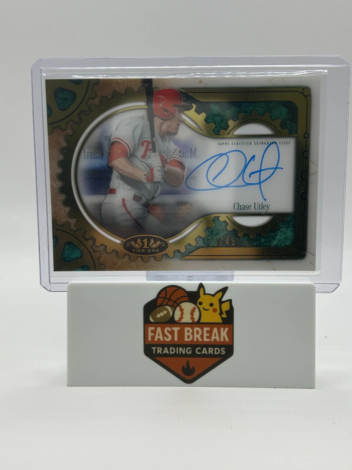 2026 Topps Tier One Chase Utley #MSA-CU /49 Auto