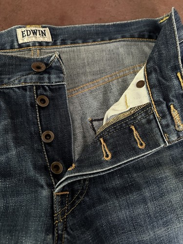 3 X EDWIN ED55 Jeans, Hardly Worn, Size 30 waist 32 leg. Regular Tapered Fit. - Picture 16 of 17