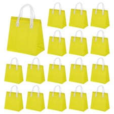 25pcs Insulated Take Out Bags, 9.4" x 5.9" x 10.2" Thermal Lunch Bags Yellow
