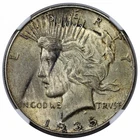 1935 Peace Dollar, NGC UNC details