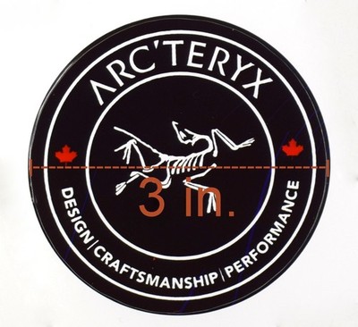 ARCTERYX Decal Sticker - Water-Resistant * 3 in. Diameter | eBay