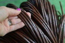 6mm Plastic Rattan Half-Tube   Synthetic Vine for Weaving, Brown Color