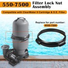 550-7500 Filter Lock Nut Assembly with Ext Lock Tabs Compatible with Clearwater — photo 3