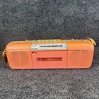 Sharp QT-50 Cassette Player Radio Pink Vintage 1980s Stranger Things For Repair