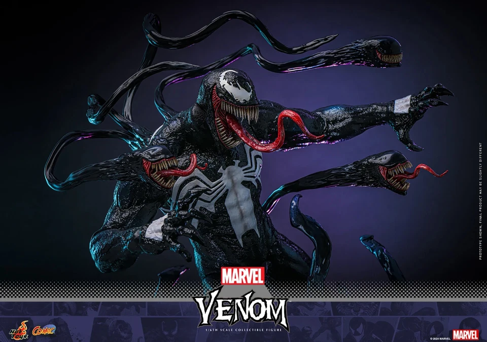 HOT TOYS MARVEL VENOM 1:6 SCALE FIGURE CMS-023 IN USA SEALED LIVE READY TO SHIP! - Image 3 of 4
