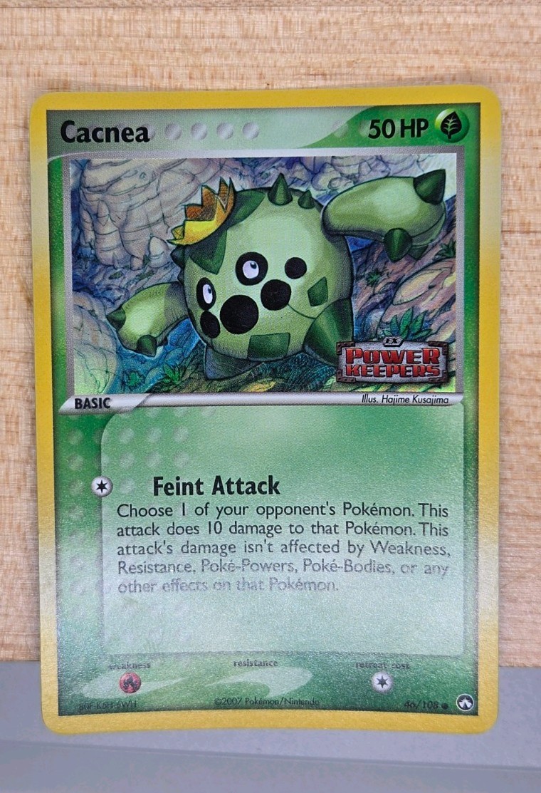 Cacnea - 46/108 - Pokemon Power Keepers Holo Rare NM-LP JK0054