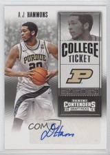 2016 Contenders Draft Picks College Ticket AJ Hammons Daniel Hamilton Auto 0e3