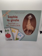Sophie The Giraffe Baby Teether Gift Set with ABC Flash Cards
