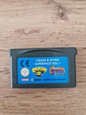 Thumbnail of ebay&reg; auction 168316759701 | Crash Bandicoot 2 & Spyro Season ICE Superpack - Nintendo Gameboy Advance