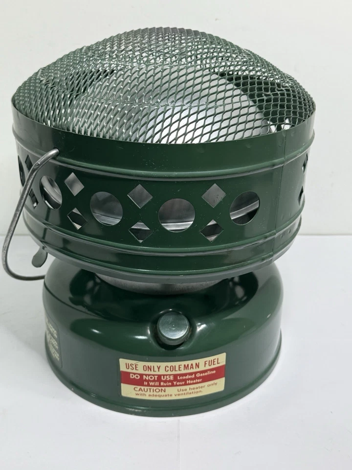Calentador catalítico Coleman Modelo 513 1970 vintage 3000-5000 BTU con caja 12/70 Foto 4 de 4