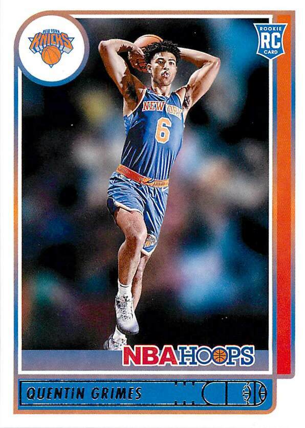 Quentin Grimes 206 2021-22 Panini NBA Hoops Rookie RC