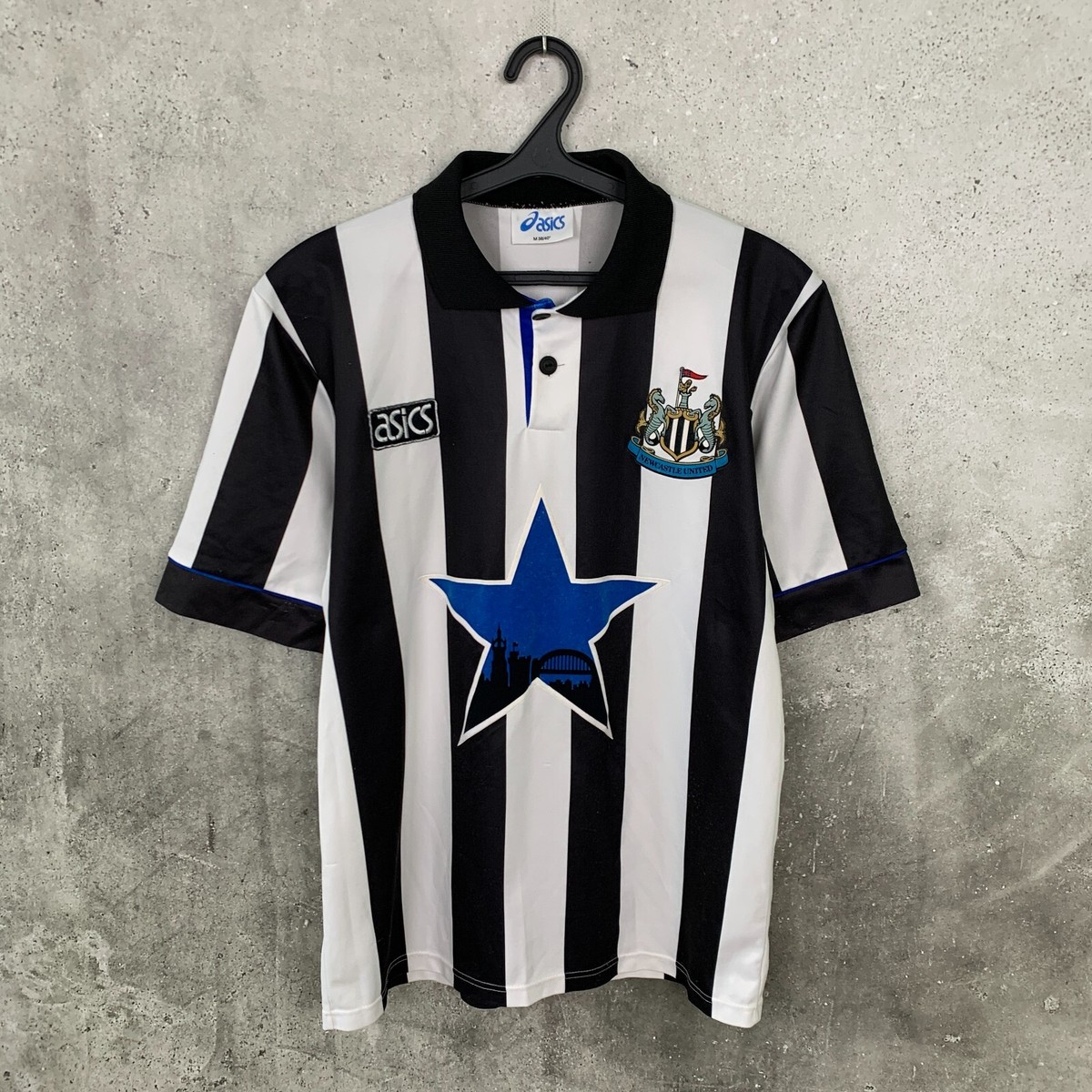 NEWCASTLE UNITED 1993 1994 1995 HOME FOOTBALL SHIRT ADIDAS JERSEY