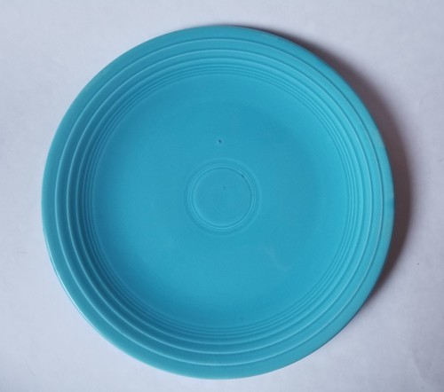 Vintage Fiesta 15" Chop Plate Turquoise Fiestaware
