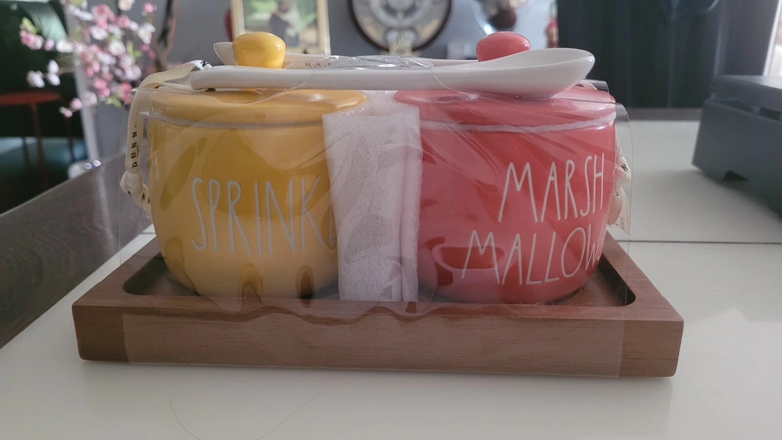 Rae Dunn Ceramic Canisters Marshmallows Sprinklers