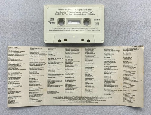 Jimmy Barnes – Freight Train Heart, AUS Cassette - Picture 3 of 4