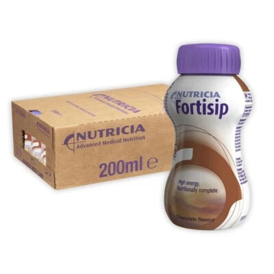 Fortisip Chocolate 200ml x 24 Nutritional Supplement Drink by Nutricia