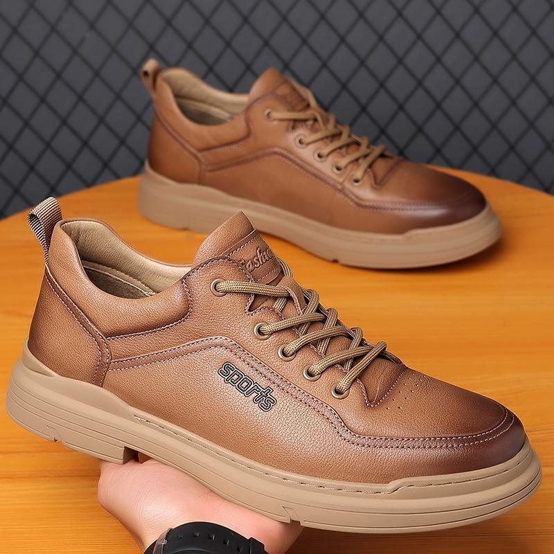 SAOLA Uomo Tempo Libero Sport Pompa Punta Rotonda Comfort Traspirante Board Oxford Lace Up Scarpe