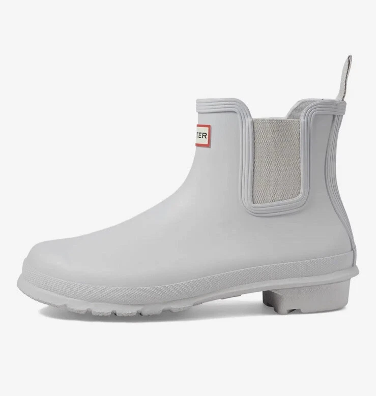 White hunter chelsea clearance boots
