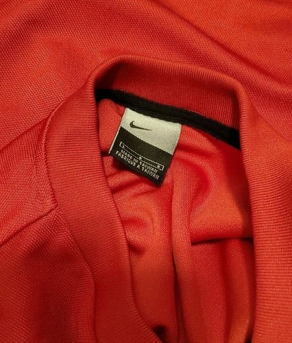 Vintage 90s Nike Air Gray Tag L/S Sweat Shirt Red Mens Sz L - Picture 4 of 4