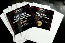 BCW Current and Silver Age Comic Bags and boards you choose quantity and type