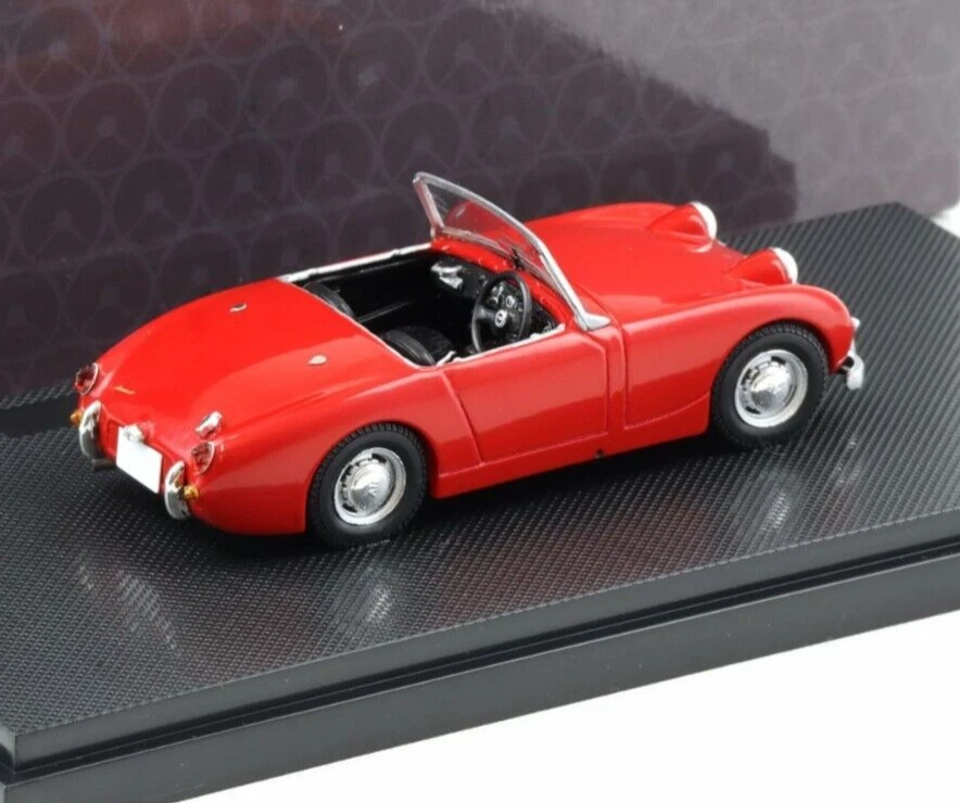 EBBRO 1/43 RESINA 1958-1961 AUSTIN HEALEY "FROGEYE" SPRITE MK1 INTERIOR ROJO/NEGRO Foto 2 de 4