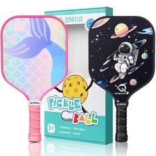 Kids Pickleball Paddle - Little Mermaid/Astronaut Galaxy Pickleball... Fast Ship