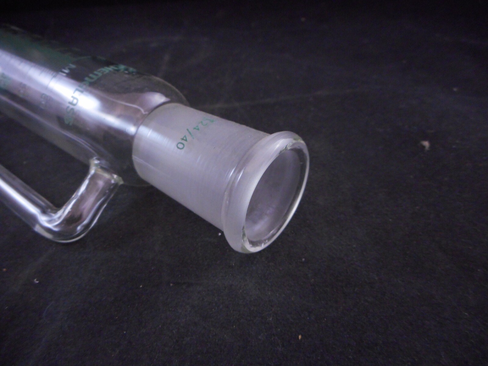 CHEMGLASS Glass 60mL Addition Funnel 2mm PTFE 265mm OAH 24/40 CG1713