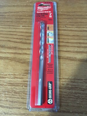 5/16'' x 4'' x 6'' Rock River  2-Cutter Round Shank Carbide Hammer Bit