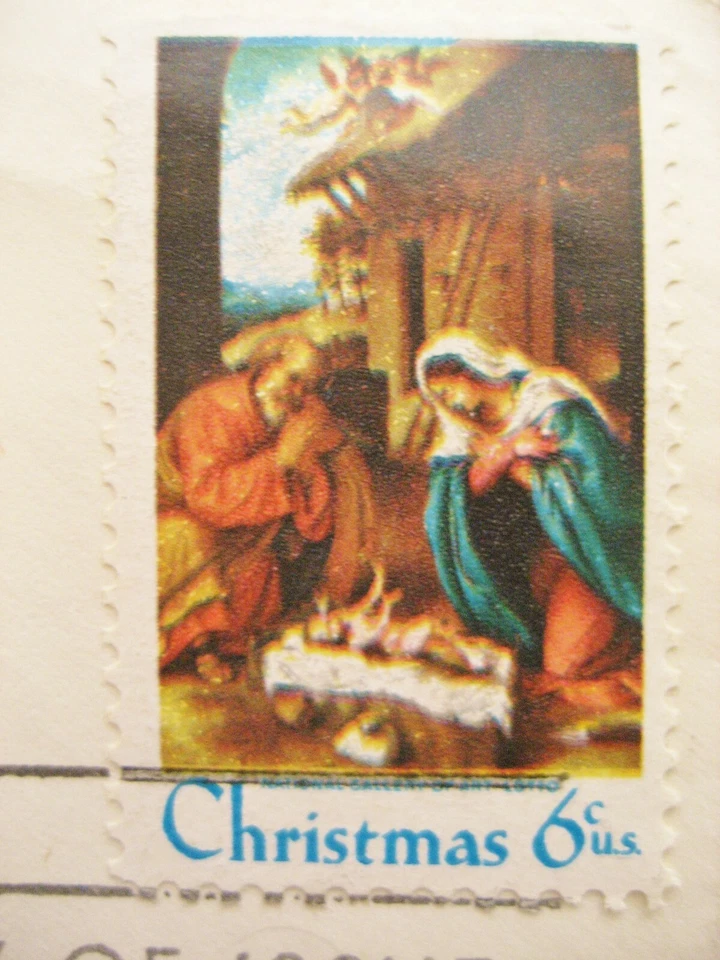 United States Stamps 1970 Christmas NGA LOTTO First Day of Issue Stamp 6c (#2) - Image 3 of 4