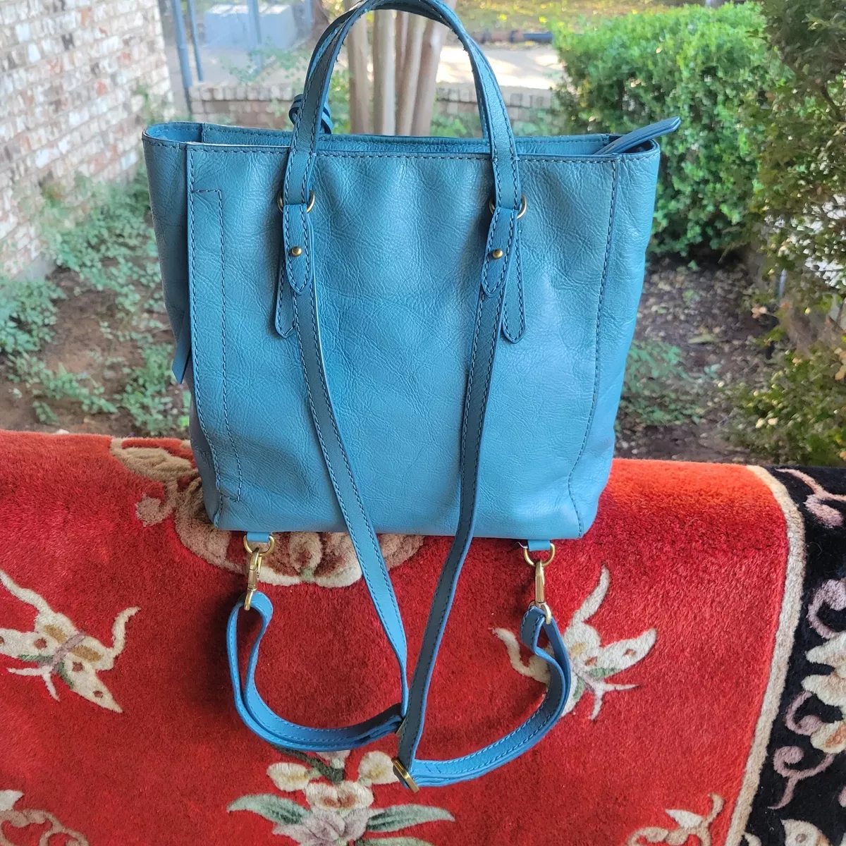 Fossil camilla top convertible leather backpack