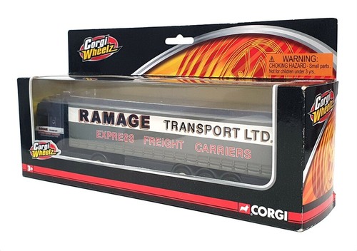 Corgi 1/64 Scale TY87018 - MAN Truck & Trailer - Ramage Trans. Ltd - Picture 5 of 5