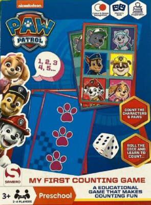 PAW PATROL - Mein erstes Zählspiel / My First Counting Game - Lernspiel - Neu