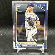 Drew Beam 2024 Bowman 1st Draft Base Chrome Prospect Kansas City Royals BDC-75
