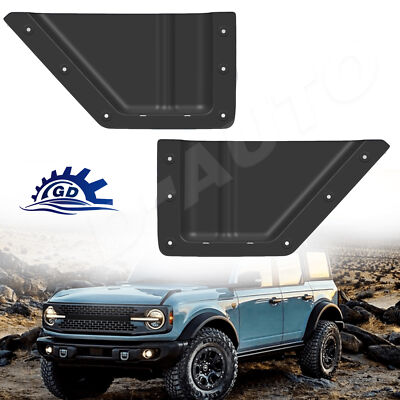 2pcs Front Door Storage Pockets Side Insert Organizer For 2021-2023 Ford Bronco