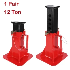 1 Pair Car Jack Stand 12Ton/26400LBS Heavy Duty Pin Type Car Jack Stand wi/ Lock