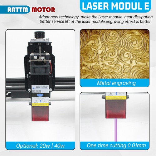 20W 40w Laser Engraver Cutter DIY CNC 4240 Engraving Woodworking Machine - Picture 5 of 8
