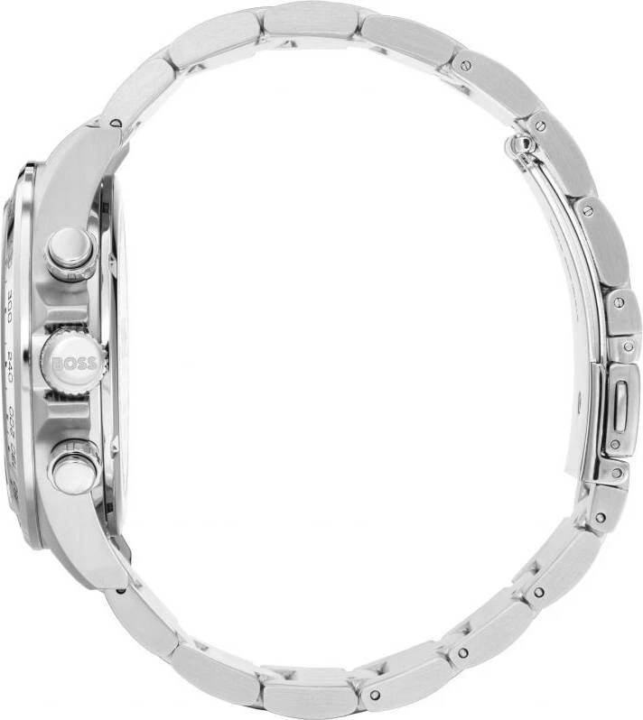 NEW Genuine HUGO BOSS Hero Chronograph 45mm Blue Dial Steel Men Watch HB 1513755 - image 3 of 4