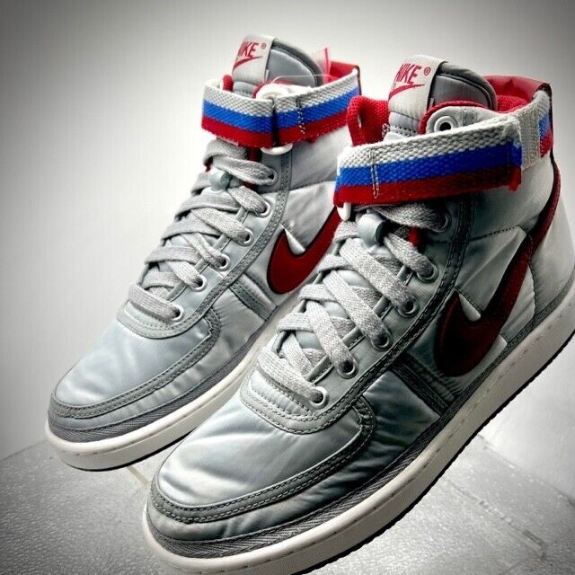 Nike Vandal High Supreme QS OG Metallic Silver Red AH8652 Nike Vandal High Supreme QS OG Metallic Silver Red AH8652