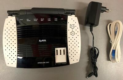 Zyxel Speedlink 5501 Series Router DSL Switch OVP Internet Computer Netzwerk T2