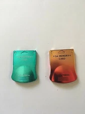 Joytech 1M Card for Playstation 1  Two Units  Pre Owned