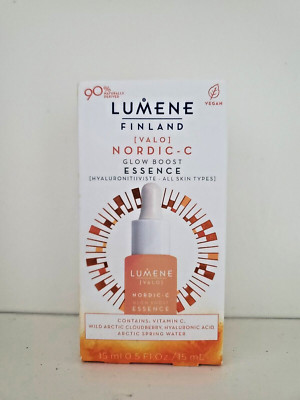 Lumene Valo Nordic C - Glow Boost Essence (0.5 fl oz) New from Finland