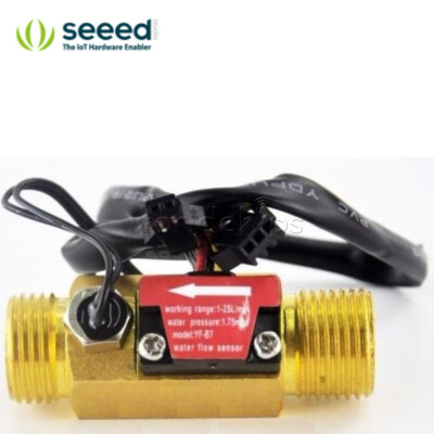 Thread Hall Effect Liquid Water Flow Sensor Switch Flow Meter copper YF B1-B7