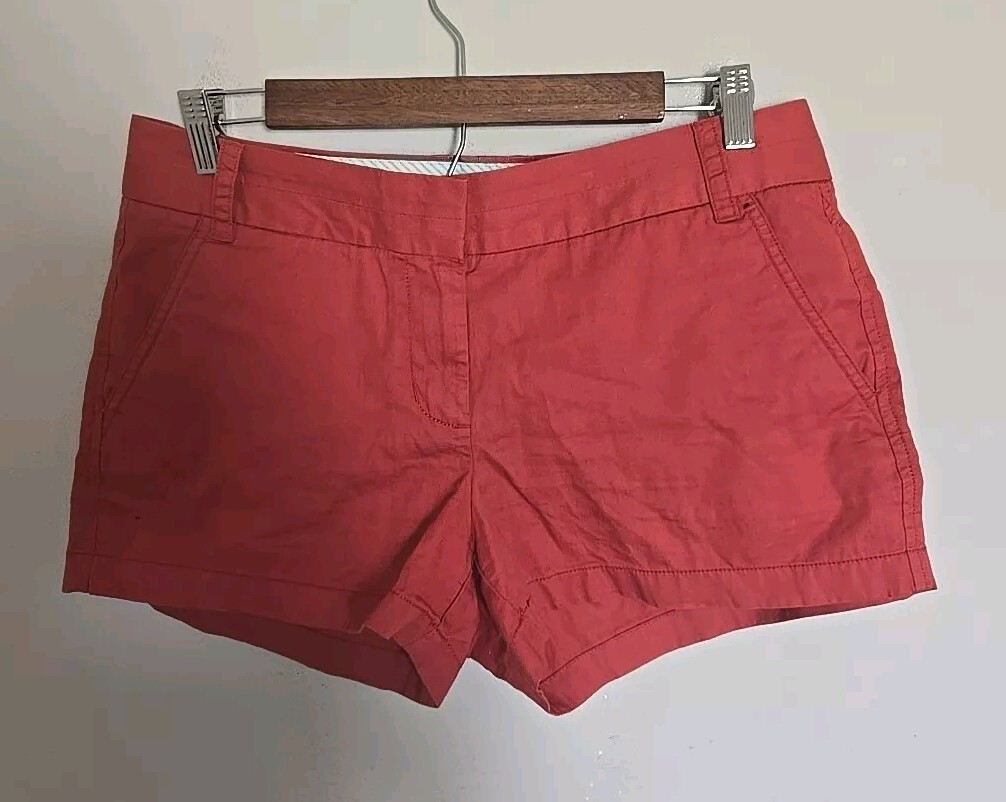 J. Crew Broke In Chino Shorts Size 6 Excellent Condition