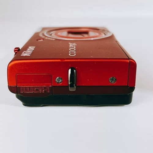 Nikon COOLPIX S6200 16.0MP Digital Camera 10 x Optical Zoom - Red With Sd Card - Picture 5 of 6