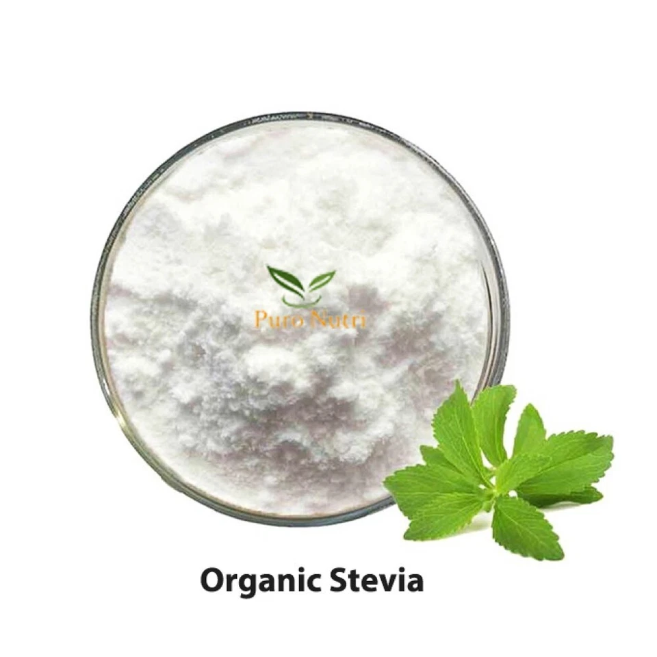 Organic Stevia Sweetener Stevia Leaf Extract Powder Steviol Glycosides Sugar - Image 3 of 4