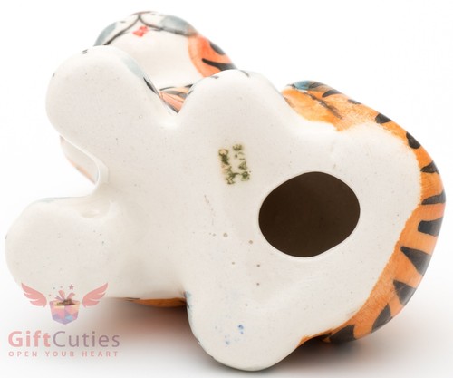 Tiger Mayolika Gzhel Porcelain Figurine - 第 10/10 張圖片