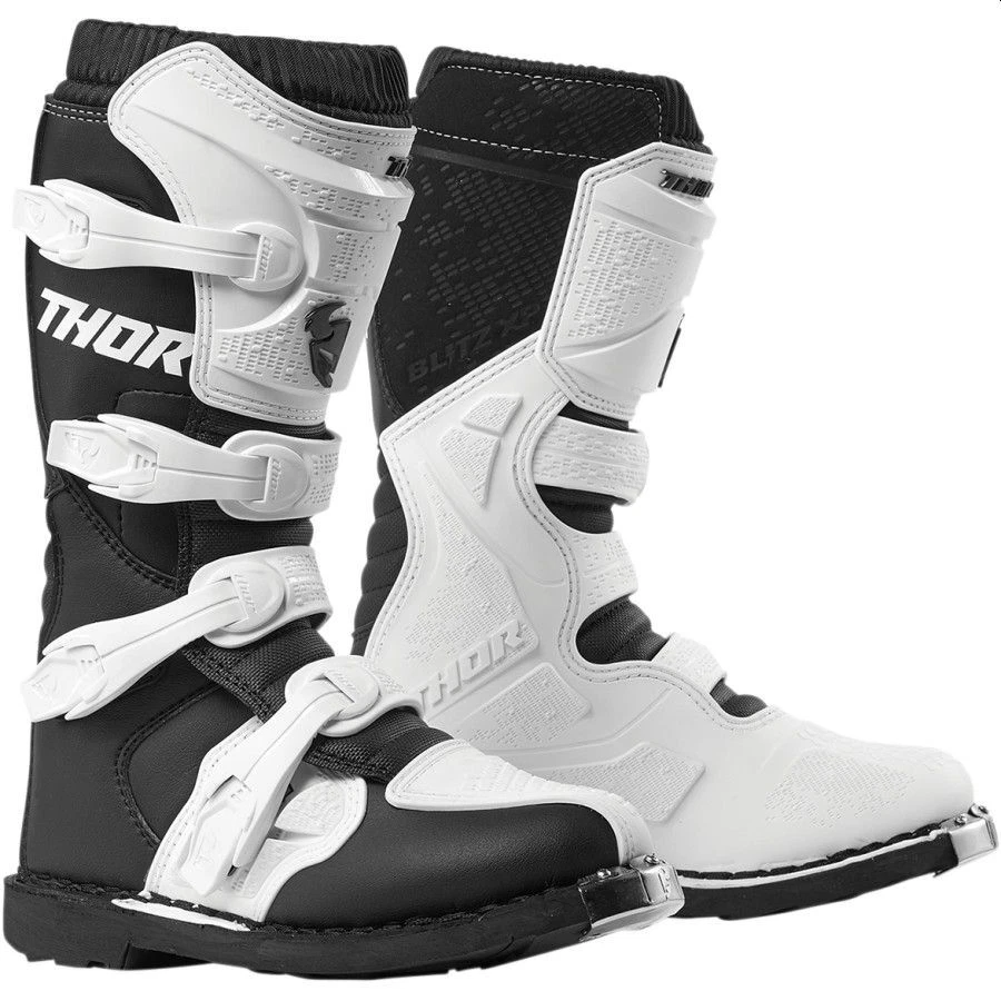 Thor Women Blitz XP Bottes Motocross Enduro Noir/Blanc 9 (EU40) - Photo 1/1