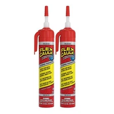 Flex Caulk Waterproof & Weatherproof Hybrid Polymer Sealant Strong Paintable ...