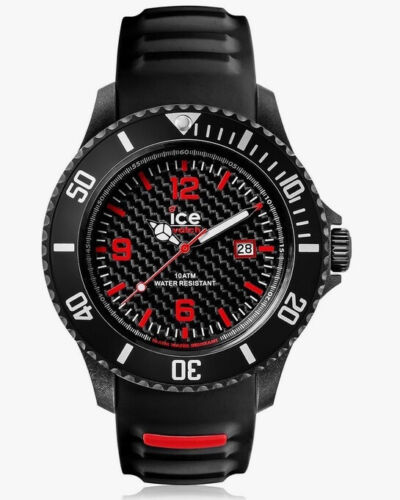 Ice-Watch ICE 001312 Carbon Black Large Big Herrenuhr Silikon schwarz neu M19